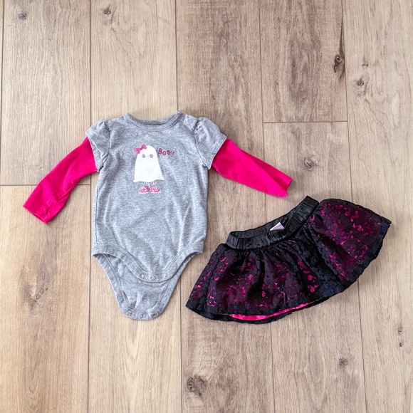 BABY GIRL BOUTIQUE PREPPY AND PRETTY PICTURE PERFECT BUNDLE SIZES 6-12months - Picture 5 of 9